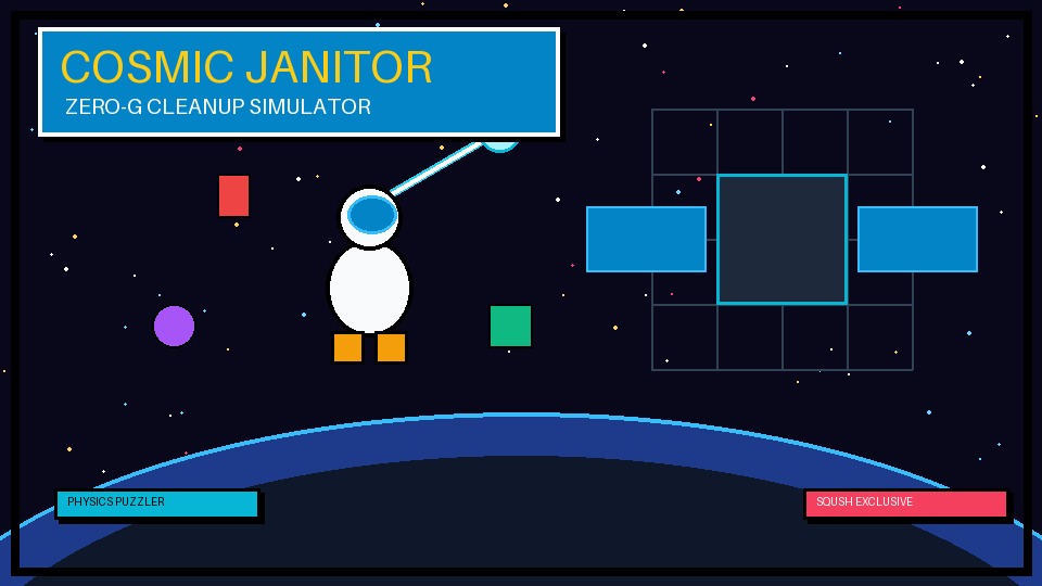 Cosmic Janitor: Zero-G Cleanup